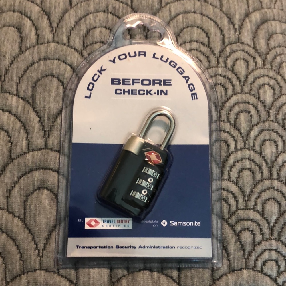 SAMSONITE TSA Recognized 3# Luggage Lock $35 NEW